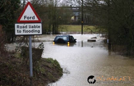 Зимата в Англия е в разгара си