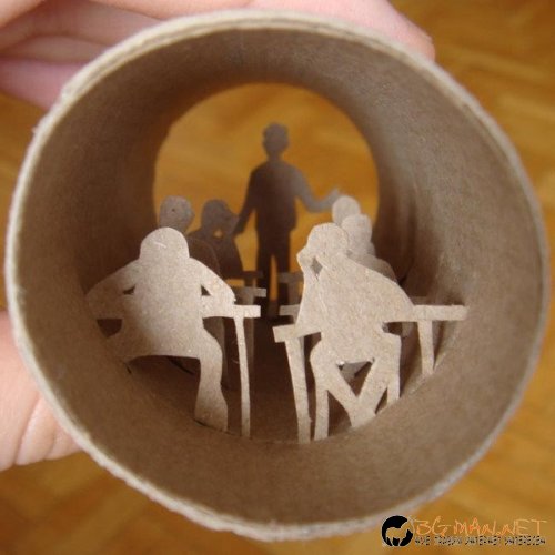 Интересни работи се получават от тоалетната хартия