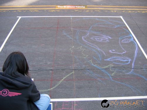 Рисунка на асфалт