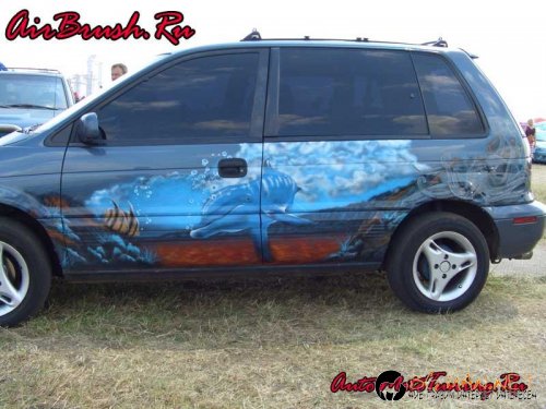 Возила с аерография