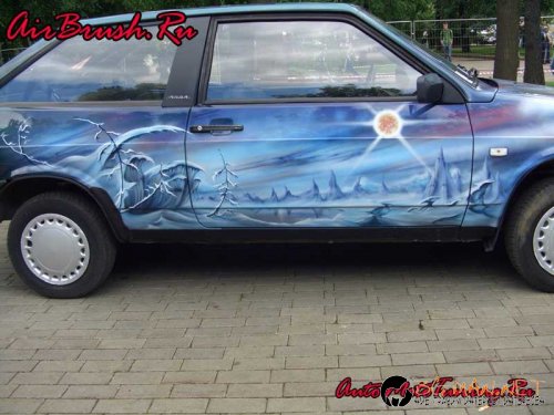 Возила с аерография