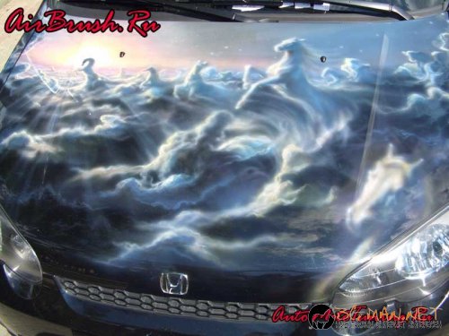 Возила с аерография