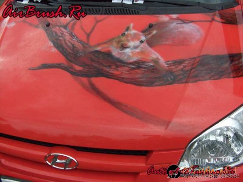 Возила с аерография