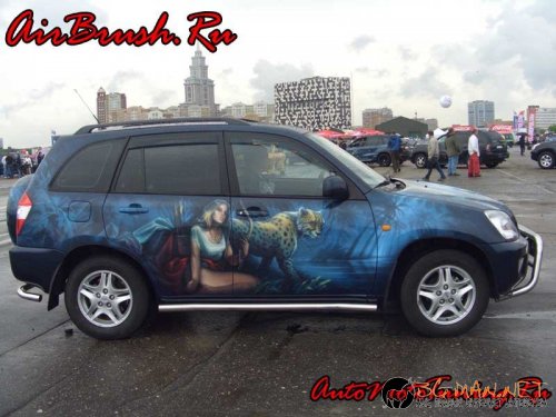 Возила с аерография