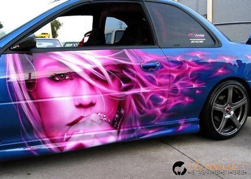 Возила с аерография