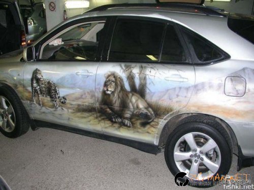 Возила с аерография