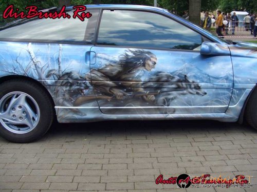 Возила с аерография