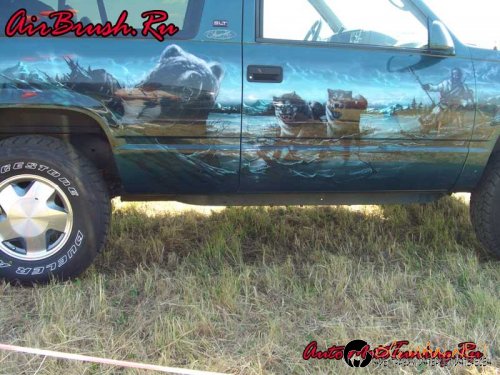 Возила с аерография