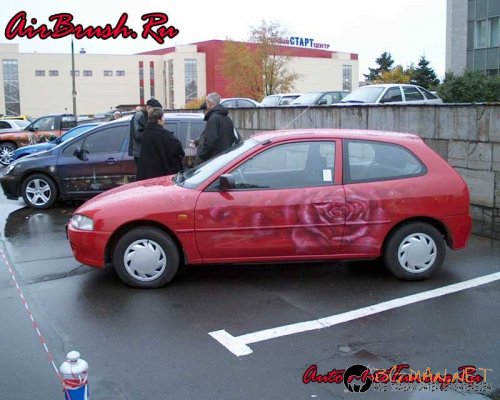 Возила с аерография