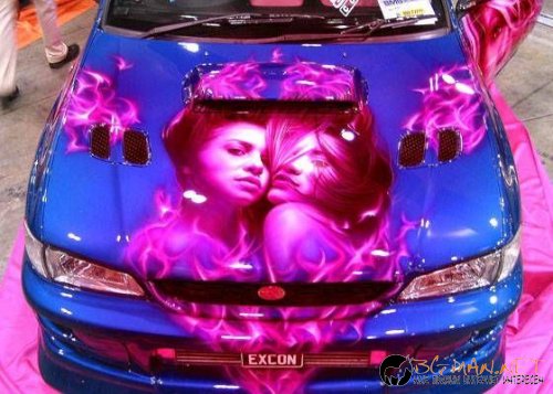 Возила с аерография