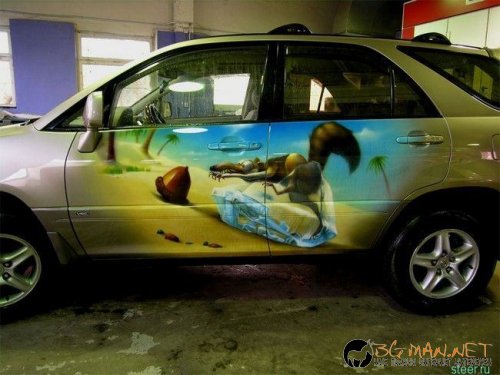 Возила с аерография