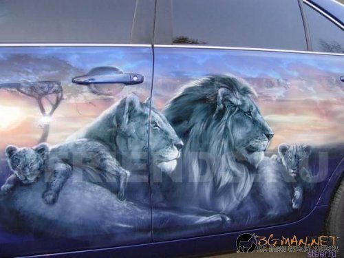 Возила с аерография