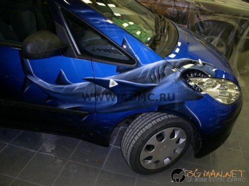 Возила с аерография