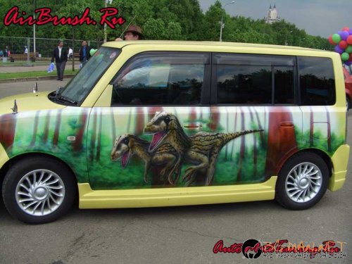 Возила с аерография