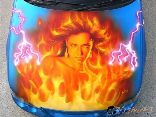 Возила с аерография