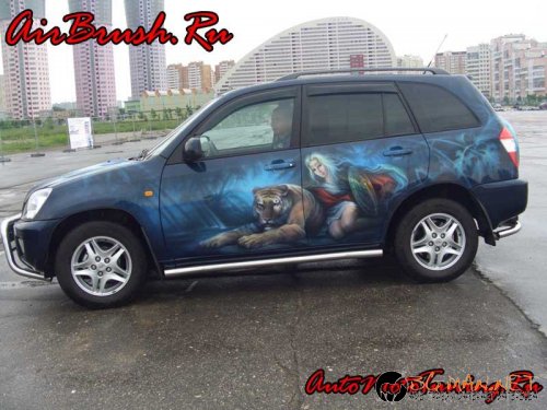 Возила с аерография