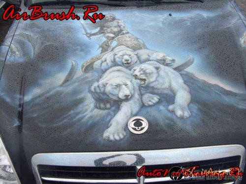 Возила с аерография